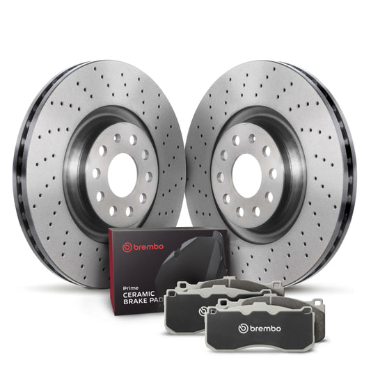 Brembo OE 04-07 BMW 525i/08-09 528i/04-07 530i Rear Disc Brake Kit