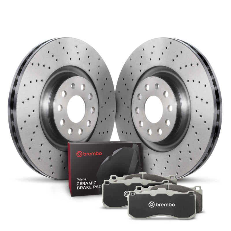 Brembo OE 15-20 Volkswagen e-Golf/14-20 Golf/15-19 Golf SportWagen/19-21 Jetta Front Disc Brake Kit