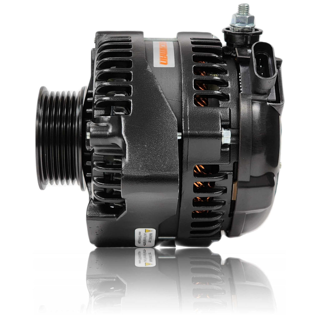 240 amp high output alternator for Toyota Supra 2JZ 1JZ - BLACK
