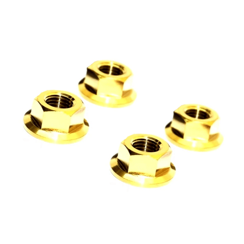 ZSPEC SR20 & KA24 Dress Up Bolts® Water Pump Pulley Kit Nuts, Grade-5 Titanium