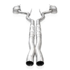 Stainless Works 2024 Mustang GT Catback Quad Tips Redline Sound H-Pipe Performance Connect Exhaust