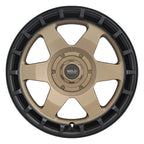Weld Off-Road Ridge 17x9 - 6x135 / 6x139.7 BP - ET-12 - 106.1mm CB - Satin Bronze Wheel (Black Ring)