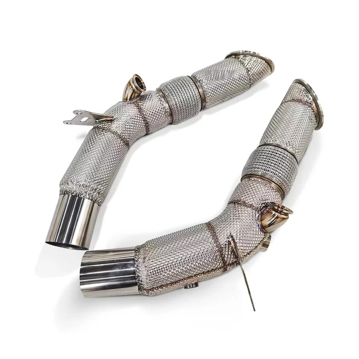 High Performance Exhaust Downpipe for Ferrari SF90 3.9T V8 by Stratec Systems