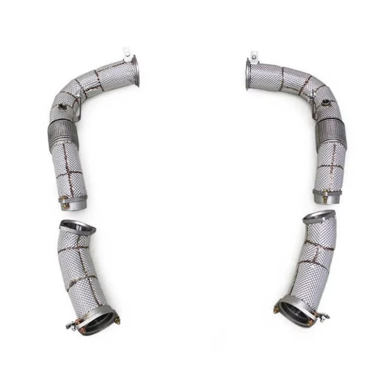 Catless Exhaust Downpipes for BMW M5 G90 G99 S68 - Bull Boost Performance