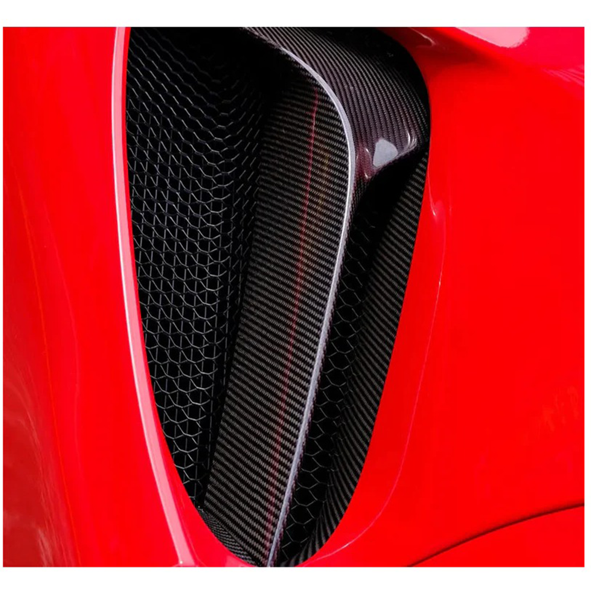 Carbon Fiber Side Air Duct Vent for Ferrari SF90 by Stratec Systems