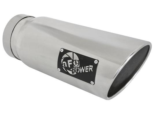 aFe MACHForce-Xp 5in Inlet x 6in Outlet x 15in length Polished Exhaust Tip