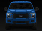 Raxiom 18-20 Ford F-150 LED Halo Surround Headlights with White DRL- Black Housing- Clear Lens