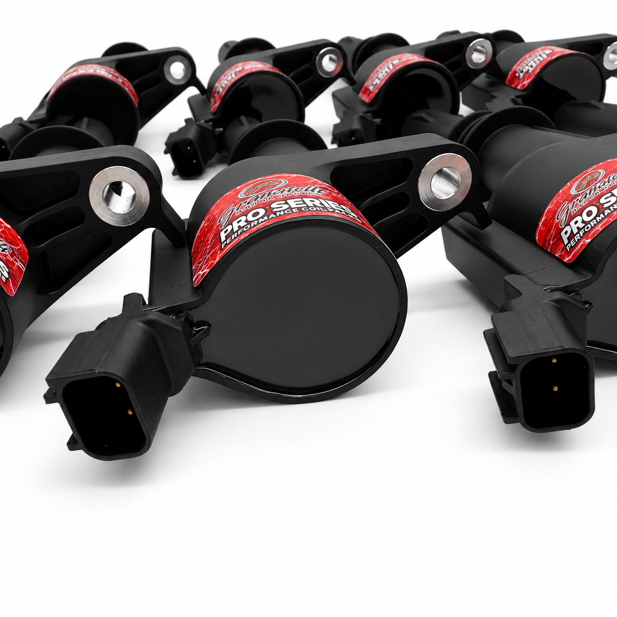05-10 Ford 6.8L V10 3V Hot Street Coil On Plug Coil Packs - Black (Set of 10) - Granatelli Motor Sports
