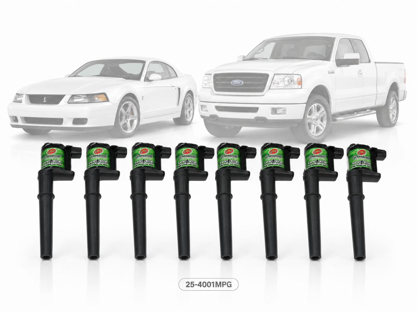 Ford 4.6L/5.4L 4V Modular V8 35K MPG Plus Coil Pack & Connector Kit – 25-4001MPG - Granatelli Motor Sports