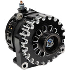 Mechman 250 Amp RVC Bypass High Output Alternator 2014+ Chevrolet GMC Cadillac - Black Billet