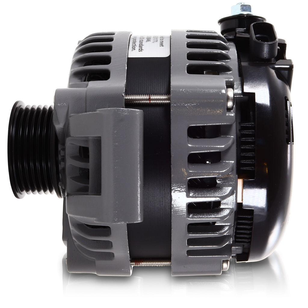 250 amp Large Case H.O. Marine alternator for late model Ford T-mount engines