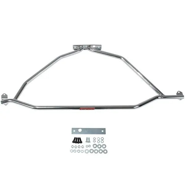 BBK Ford Mustang Strut Tower Brace Powder Coated Chrome Finish 86-93