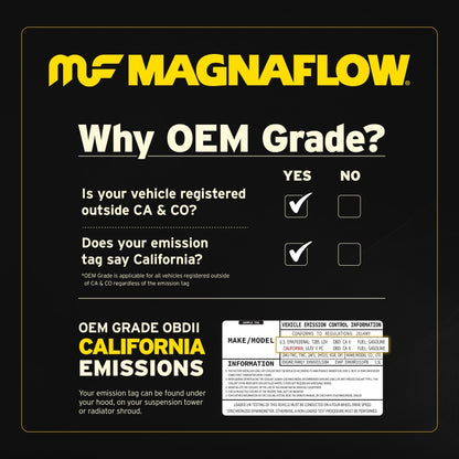 MagnaFlow Conv Univ 2.5 W/O2 Boss