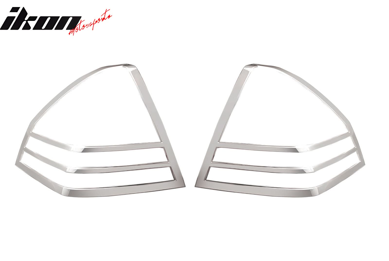 2006-2013 Chevrolet Impala Tail Light Bezels Cover Trim Chrome ABS 2PC