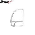 2002-2009 Chevrolet TrailBlazer Tail Light Bezels Trim Chrome ABS 2PCS
