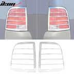 2002-2005 Ford Explorer Chrome 2PCS Rear Tail Lights Bezel Covers ABS