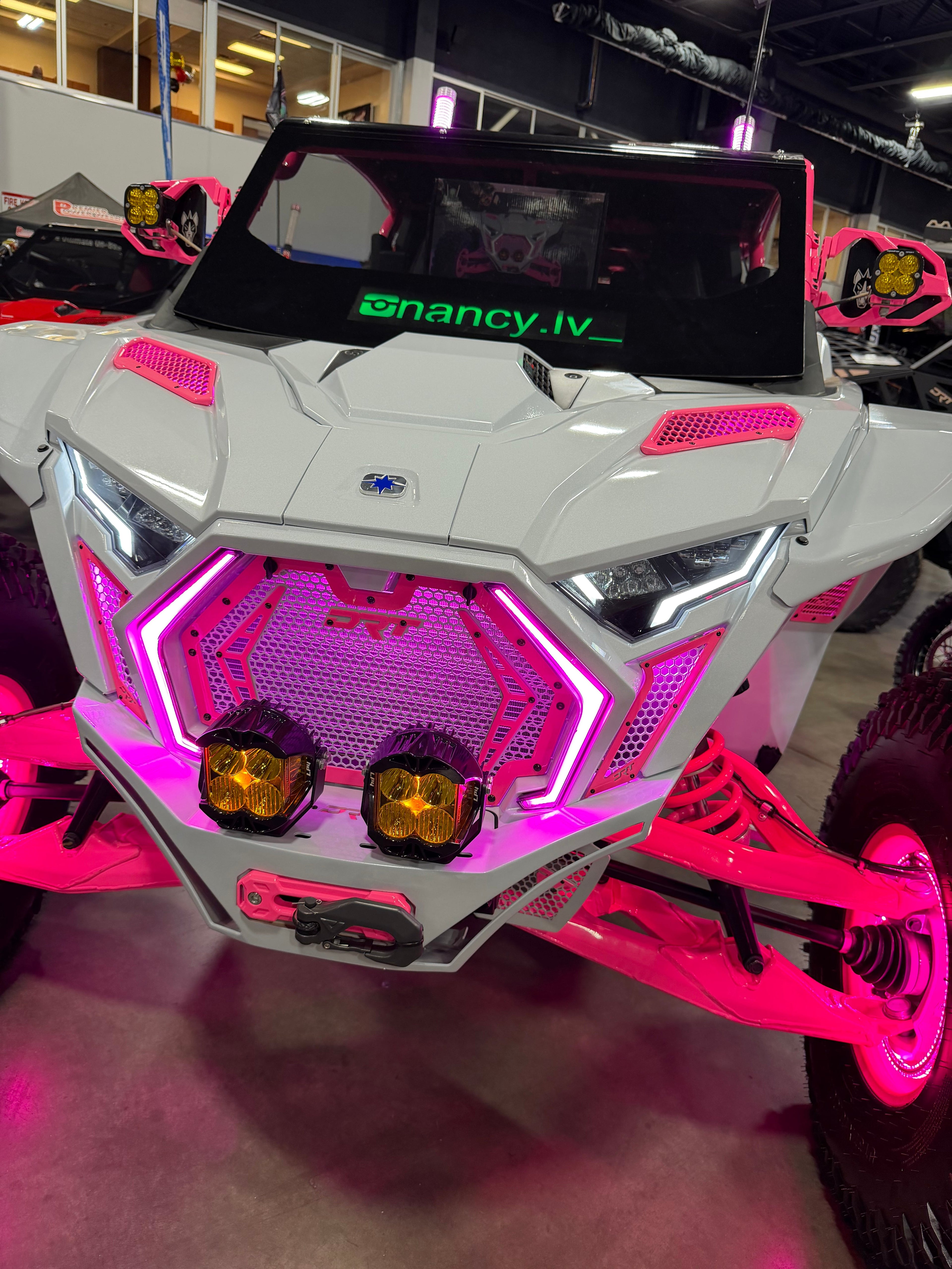 Polaris RZR Pro Series RGBW LED Chasing Fang Lights | App Control & Turn Signal Sync