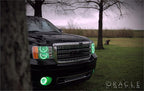 Oracle 08-13 GMC Sierra LED Round Ring Headlight Halo Kit - UV/Purple