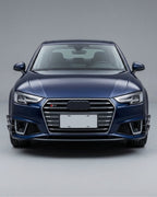 Audi A4 B9 S-Line / S4 Sedan Carbon Fiber Front Bumper Fins 2017 - 2019