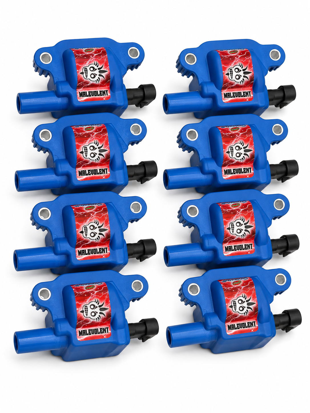 05-17 GM LS1/LS2/LS3/LS4/LS5/LS6/LS7/LS9/LSA Malevolent Coil Packs - Blue (Set of 8) - Granatelli Motor Sports