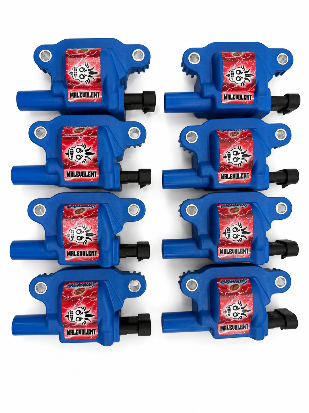 2014–2024 GM LT1/LT4 Granatelli 85K Malevolent Blue Coil Packs – 28-0514-CPBM - Granatelli Motor Sports