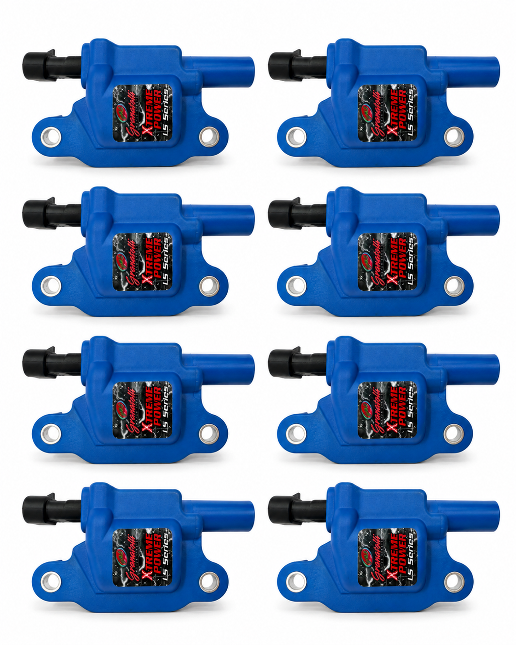 05-13 GM LS1/LS2/LS3/LS4/LS5/LS6/LS7/LS9/LSA Hi-Perf Coil Packs - Blue (Set of 8) - Granatelli Motor Sports