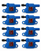 05-13 GM LS1/LS2/LS3/LS4/LS5/LS6/LS7/LS9/LSA Hi-Perf Coil Packs - Blue (Set of 8) - Granatelli Motor Sports