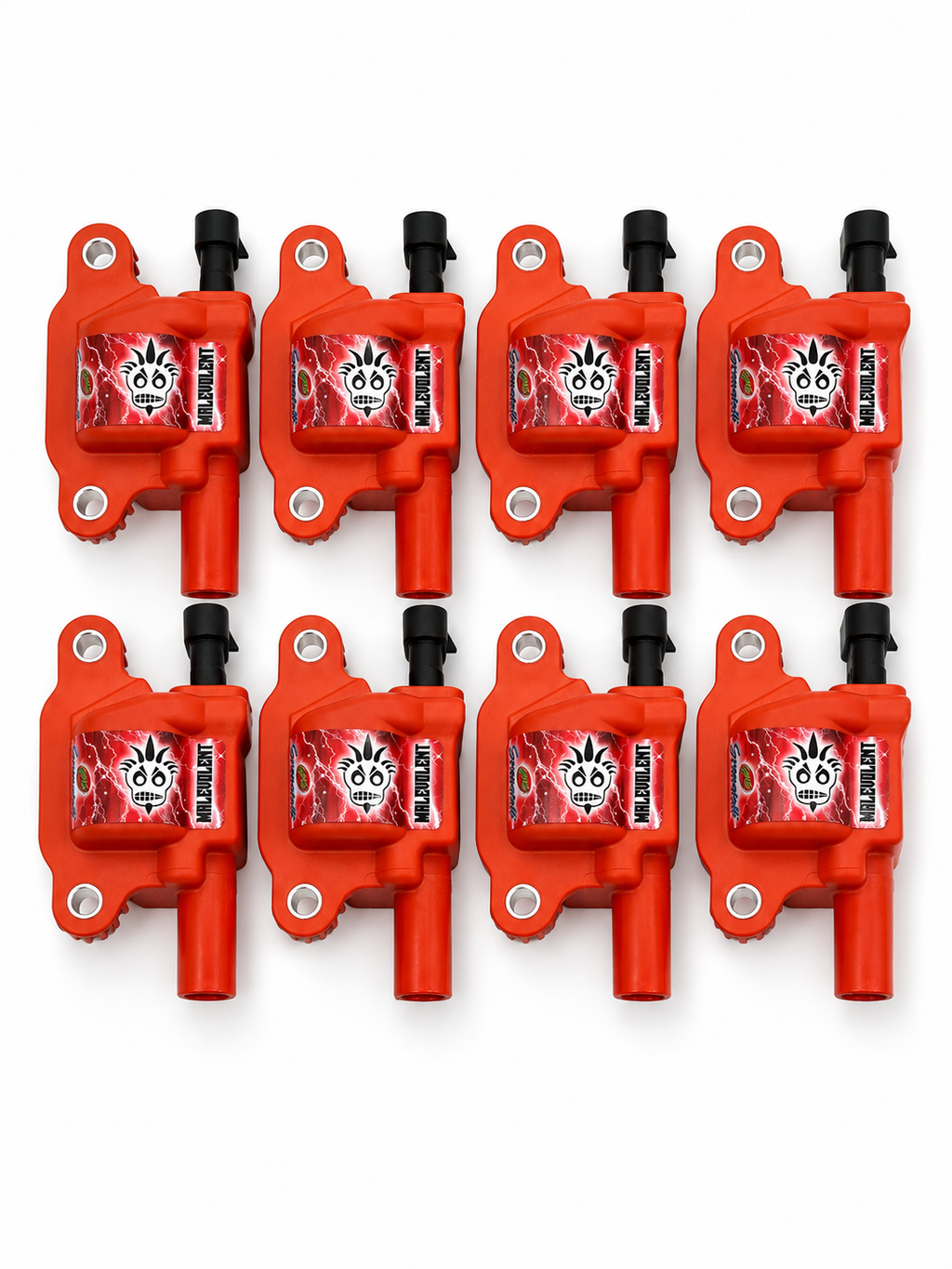 14-23 GM LT Malevolent Coil Packs - Red (Set of 8) - Granatelli Motor Sports
