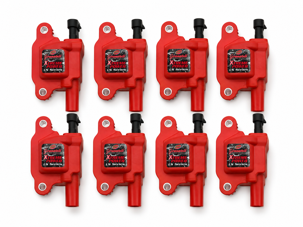 14-23 GM LT Direct Ignition Coil Packs - Red (Set of 8) - Granatelli Motor Sports