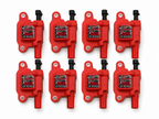 05-13 GM LS1/LS2/LS3/LS4/LS5/LS6/LS7/LS9/LSA Hi-Perf Coil Packs - Red (Set of 8) - Granatelli Motor Sports