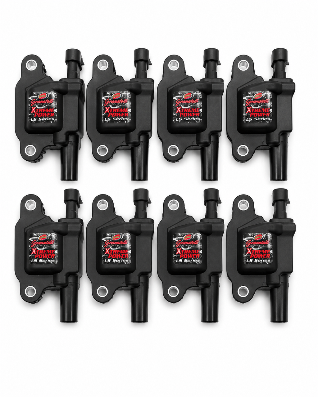 05-13 GM LS1/LS2/LS3/LS4/LS5/LS6/LS7/LS9/LSA/ Hi-Perf Coil Packs - Black (Set of 8) - Granatelli Motor Sports