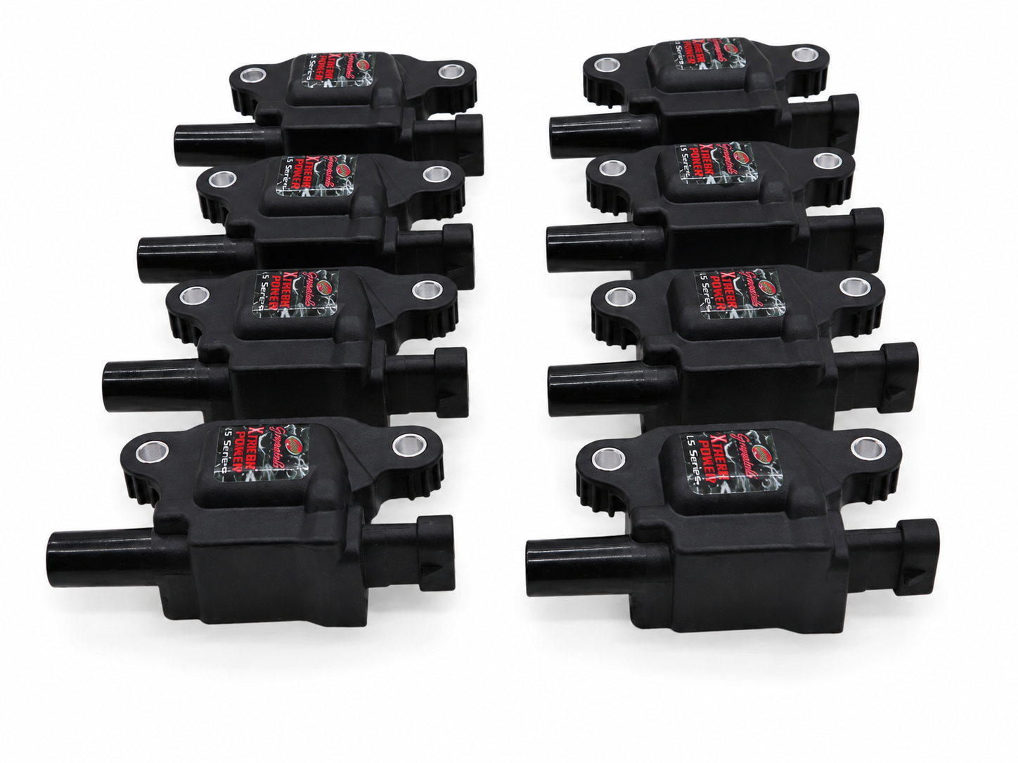 05-13 GM LS1/LS2/LS3/LS4/LS5/LS6/LS7/LS9/LSA/ Hi-Perf Coil Packs - Black (Set of 8) - Granatelli Motor Sports
