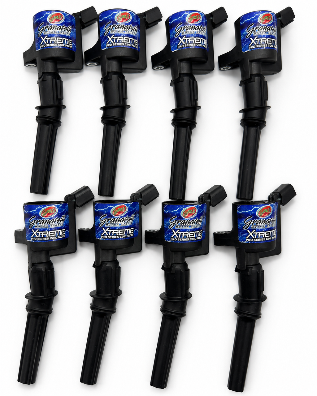 97-04 Ford 4.6/5.4L 2V Hi-Perf Coil-On-Plug Wire Conn Kit w/Coil Packs (65K Volts) - Granatelli Motor Sports