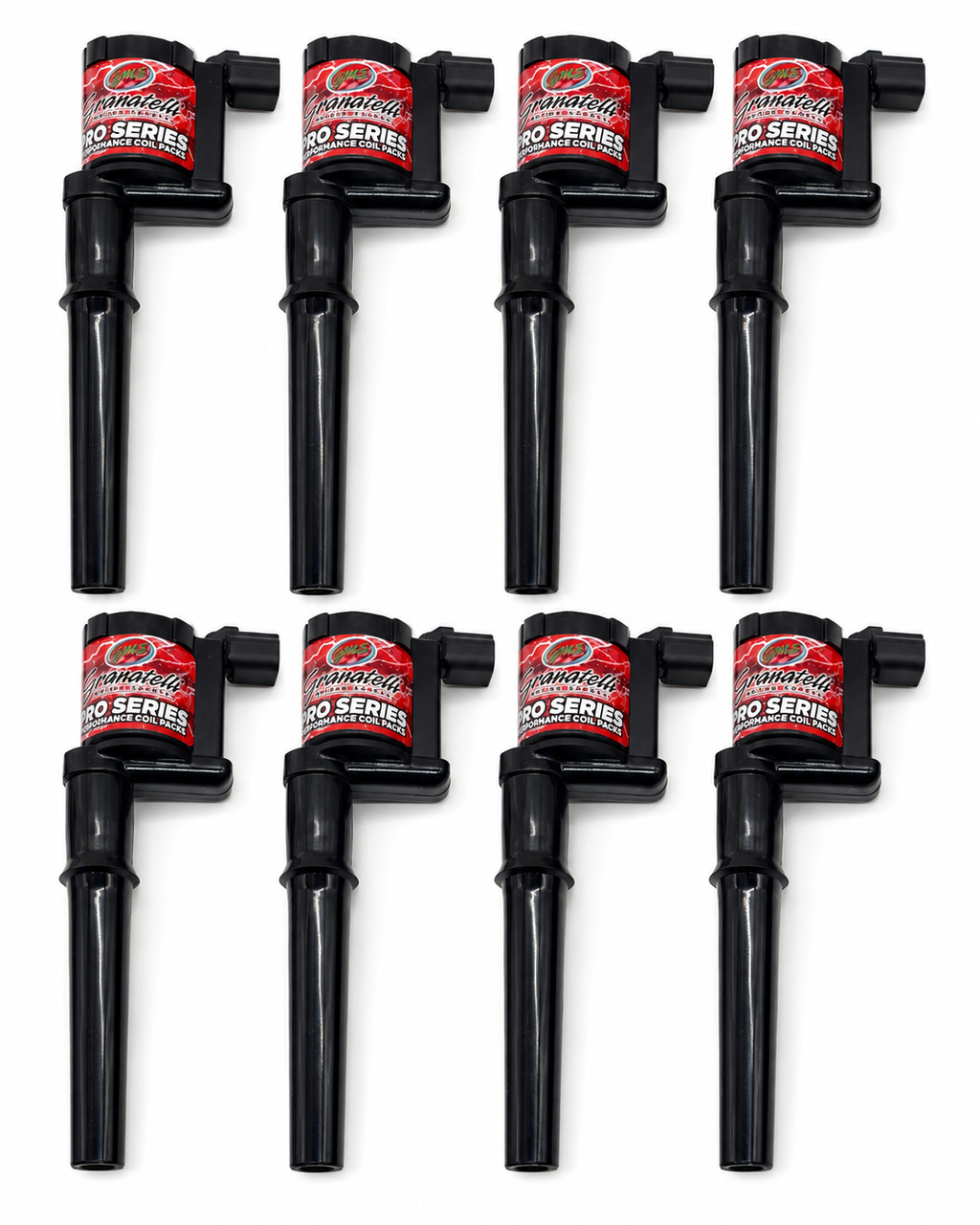 99-13 Ford 4.6L/5.4L/5.8L 4V Hi-Perf Coil-On-Plug Wire Conn Kit w/Coil Packs (60K Volts) - Granatelli Motor Sports