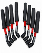 99-23 GM Truck V8 Perf Coil-Near-Plug Wire Conn Kit w/9in Lead/Red Jacket/Sleeve - Granatelli Motor Sports