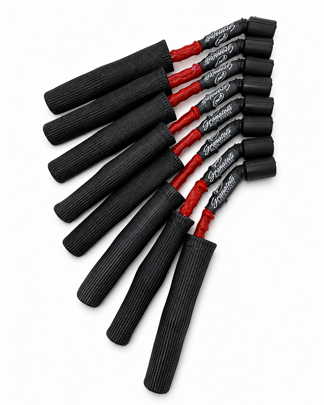 99-23 GM LS2/LS3/LSA/LS7/LS9 Hi-Perf Coil-Near-Plug Wire Conn Kit w/Red Jacket/Blk Sleeve - Granatelli Motor Sports