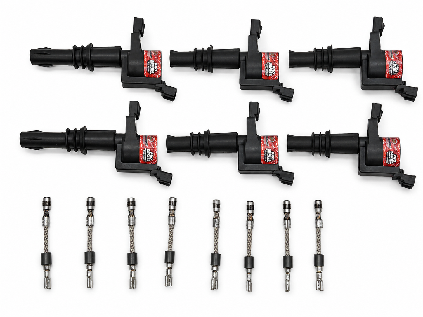 08.5-10 Ford 4.6/5.4L 3V Hi-Perf Coil-On-Plug Wire Conn Kit w/Coil Packs (60K Volts) - Granatelli Motor Sports