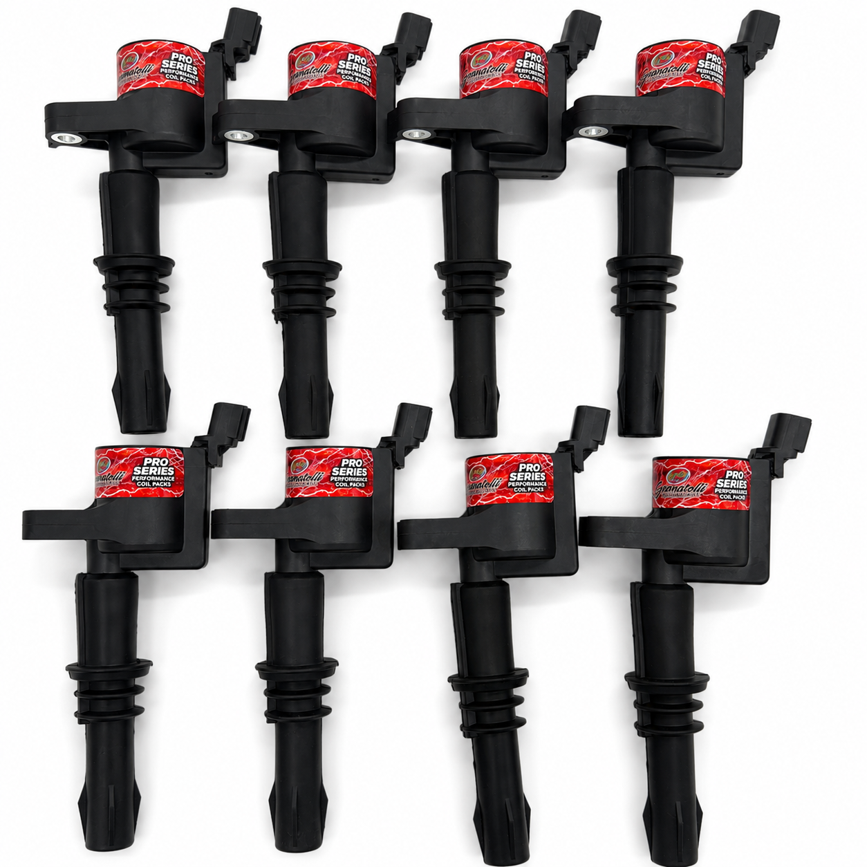 08.5-10 Ford 4.6/5.4L 3V Hi-Perf Coil-On-Plug Wire Conn Kit w/Coil Packs (60K Volts) - Granatelli Motor Sports