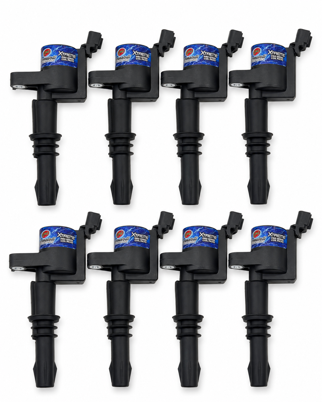 04-08 Ford 4.6/5.4L 3V Hi-Perf Coil-On-Plug Wire Conn Kit w/Coil Packs (65K Volts) - Granatelli Motor Sports