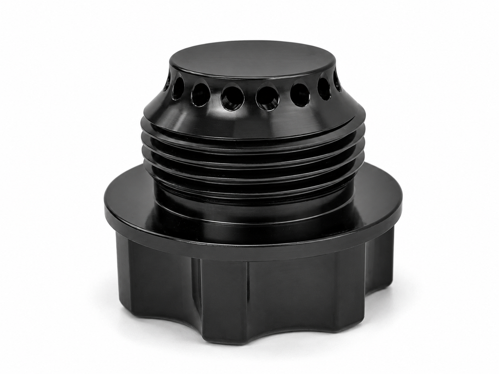 Motor Sports Billet Valve Cover Breather 280114 -16 AN Male Thread - Granatelli Motor Sports