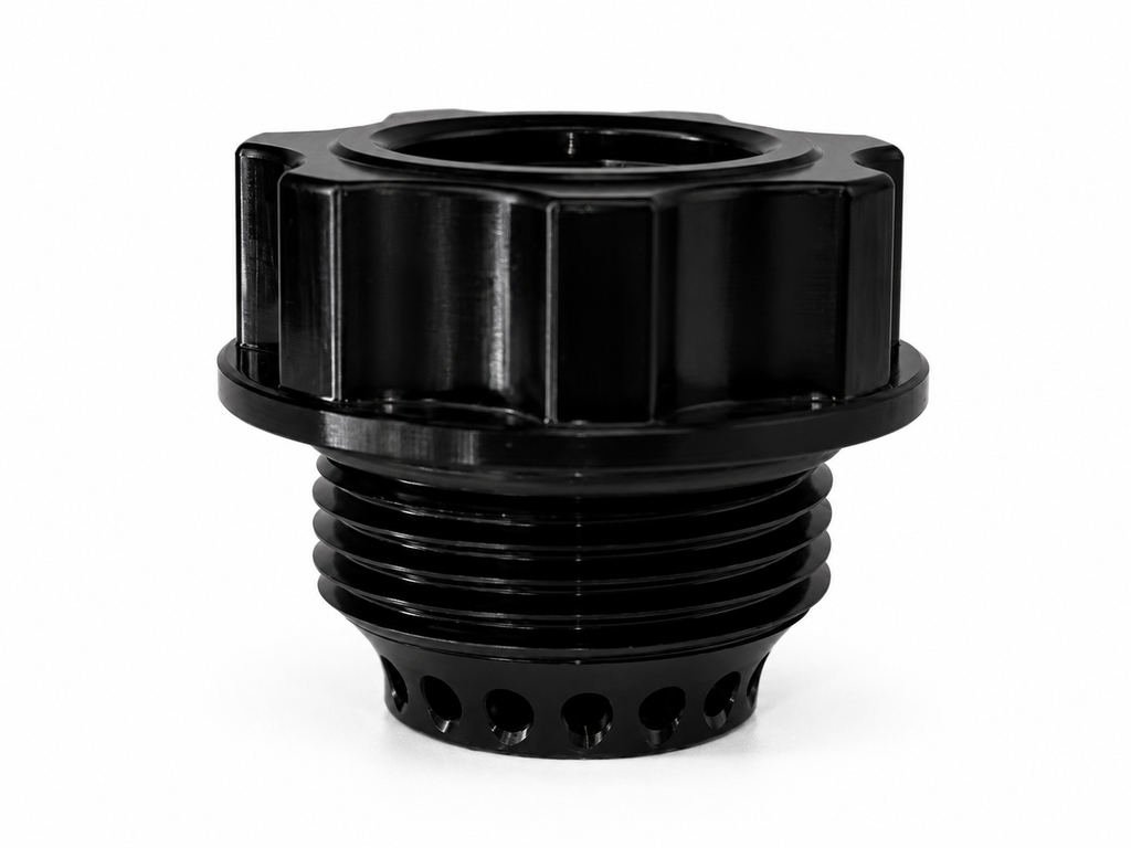 Motor Sports Billet Valve Cover Breather 280114 -16 AN Male Thread - Granatelli Motor Sports