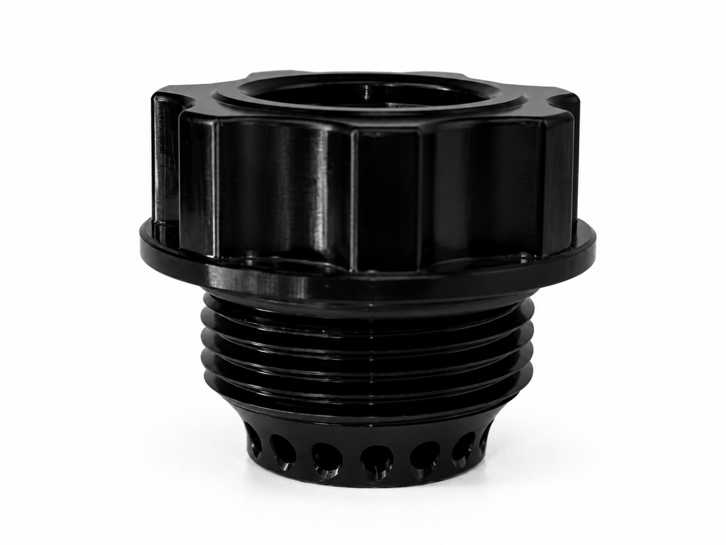 Motor Sports Billet Valve Cover Breather 280114 -16 AN Male Thread - Granatelli Motor Sports