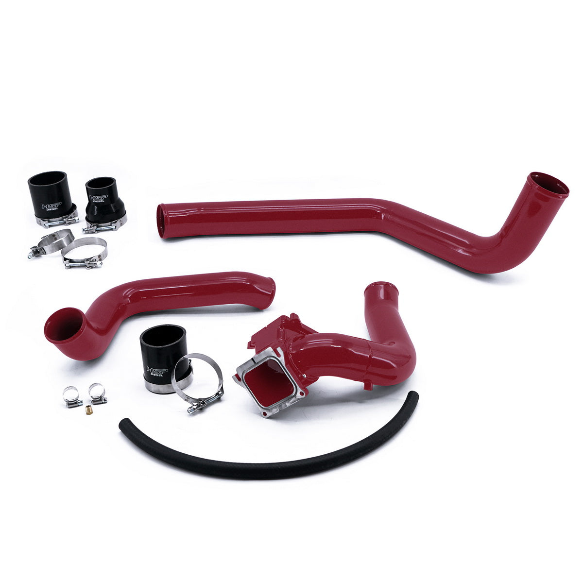 2004.5-2005 Chevrolet / GMC Intercooler Charge Pipe Bundle Illusion Cherry