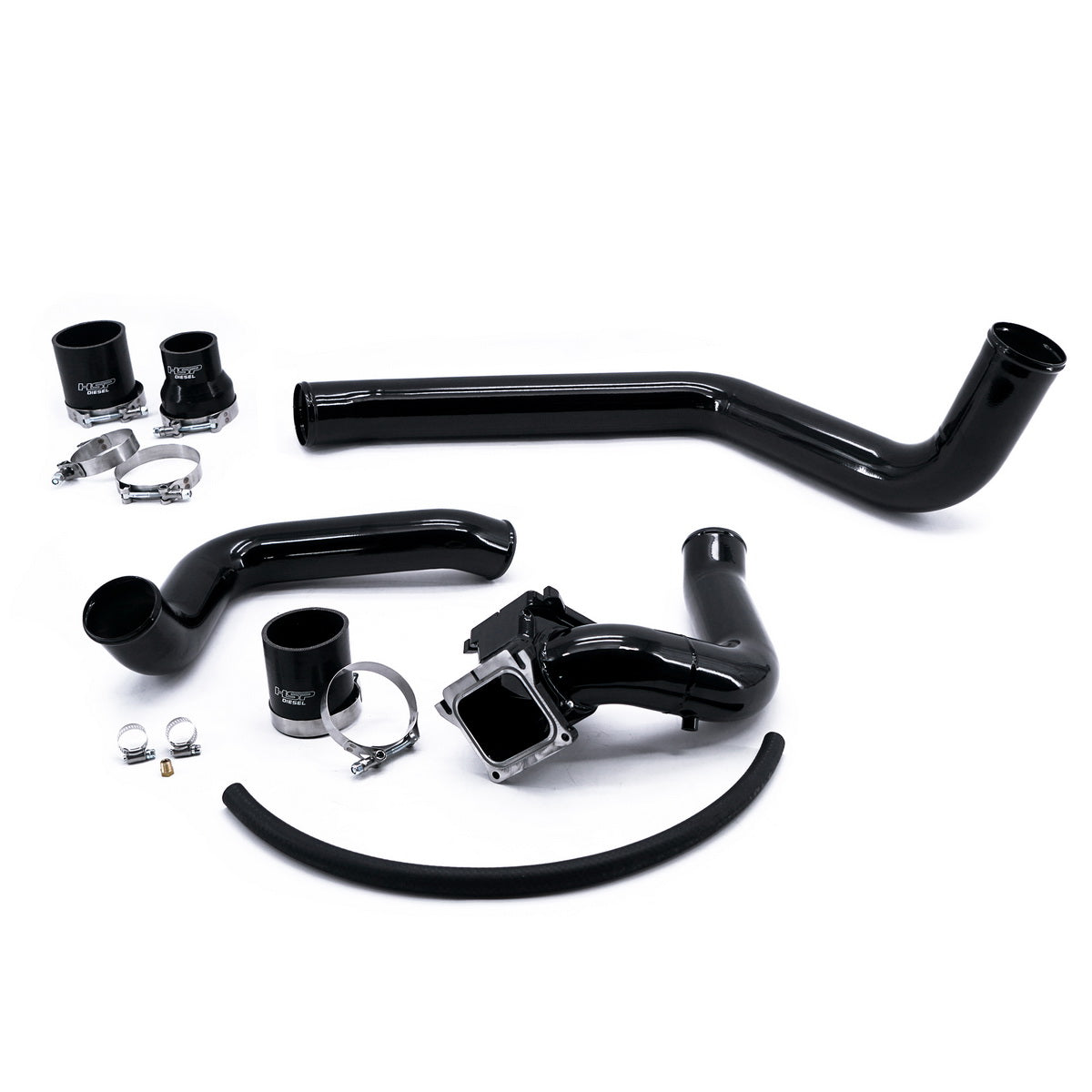 2004.5-2005 Chevrolet / GMC Intercooler Charge Pipe Bundle Ink Black
