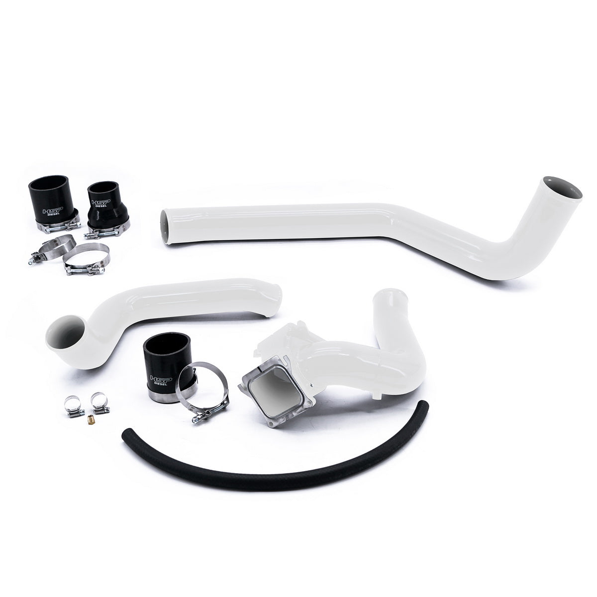 2004.5-2005 Chevrolet / GMC Intercooler Charge Pipe Bundle Polar White