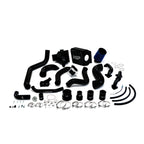 2004.5-2005 Chevrolet / GMC Deluxe Max Air Flow Bundle Silk Satin Black