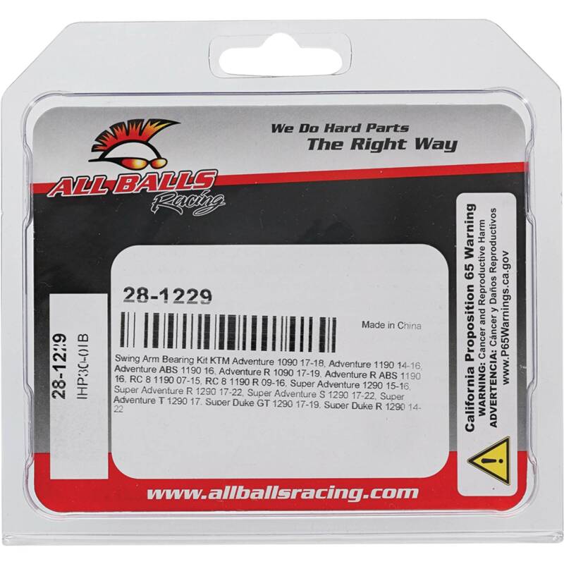 All Balls Racing Swing Arm Bearing Kit