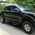 2005-2022 Toyota Tacoma Crew Cab Black Running Boards Side Step Bars