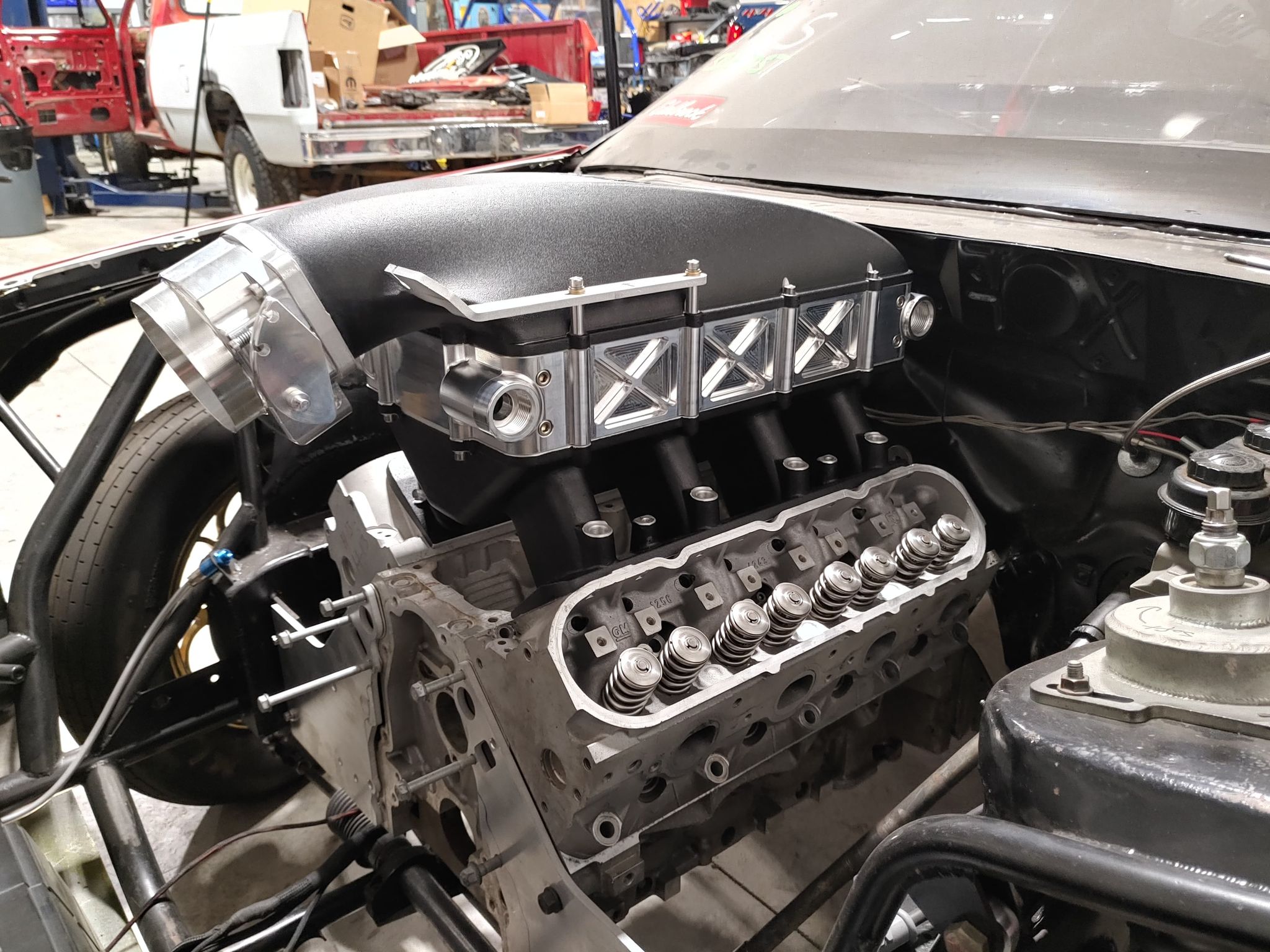 Texas Speed Titan Intake Throttle Cable Bracket By Tick Performance