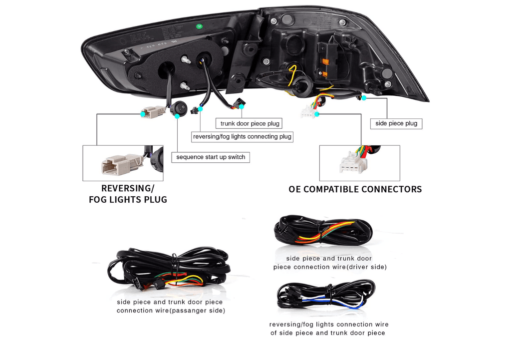 Mitsubishi Lancer & EVO X LED Tail Lights Upgrade (2008-2018)